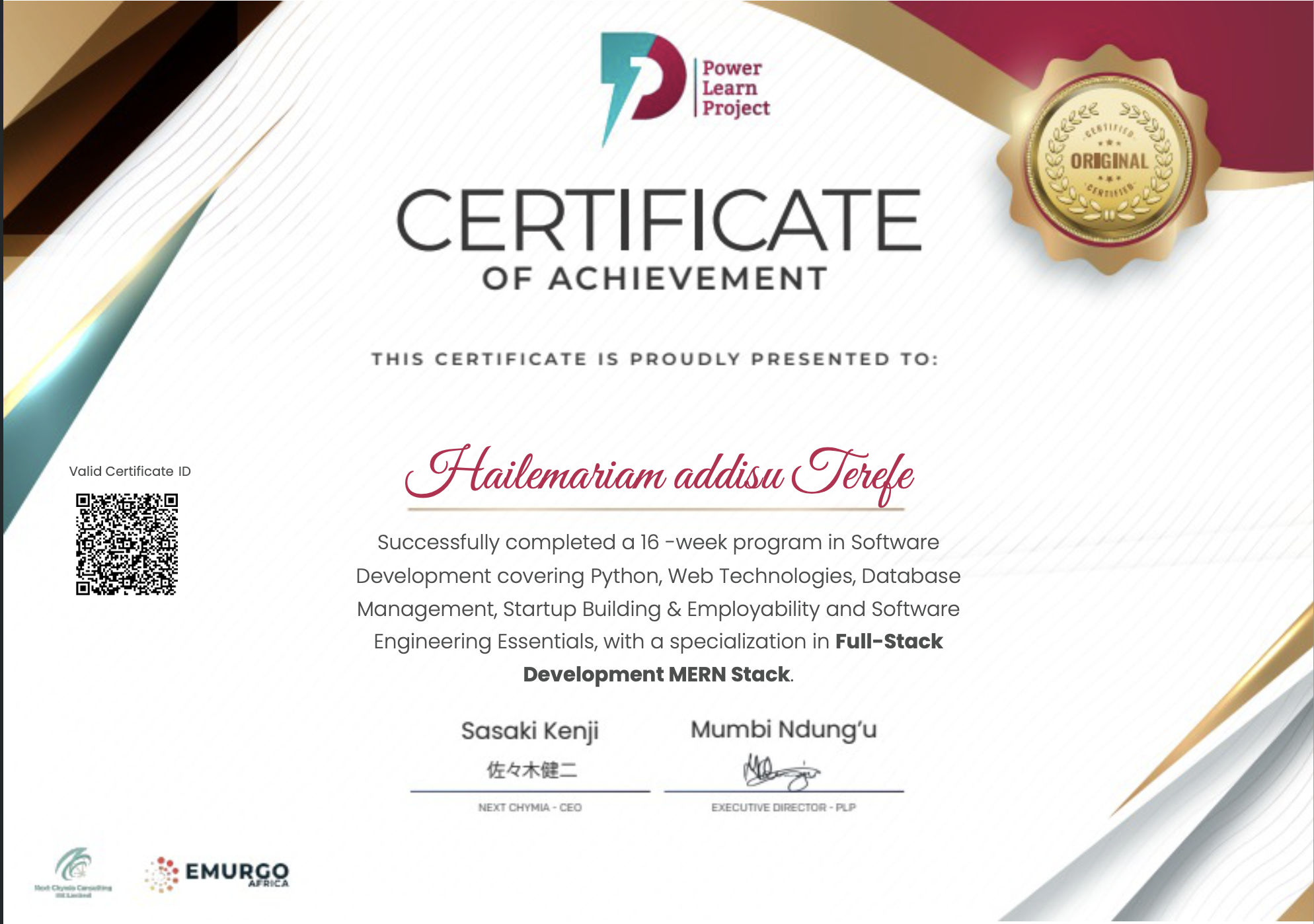 Certificate in Software Development (Full-Stack – MERN Stack) preview